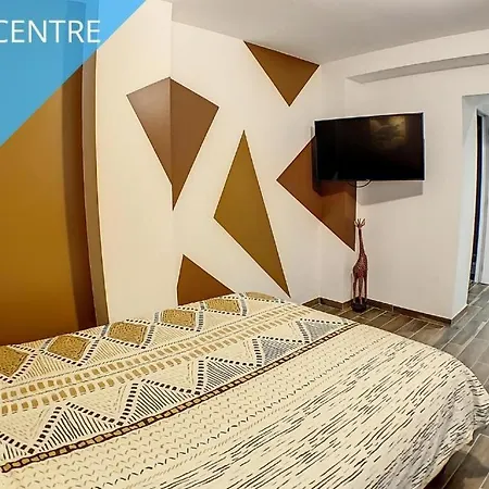 Daire Hyper Centre Safari Equipe Wifi Netflix 2pers *