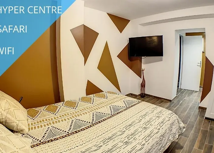 Apartament Hyper Centre Safari Equipe Wifi Netflix 2pers *